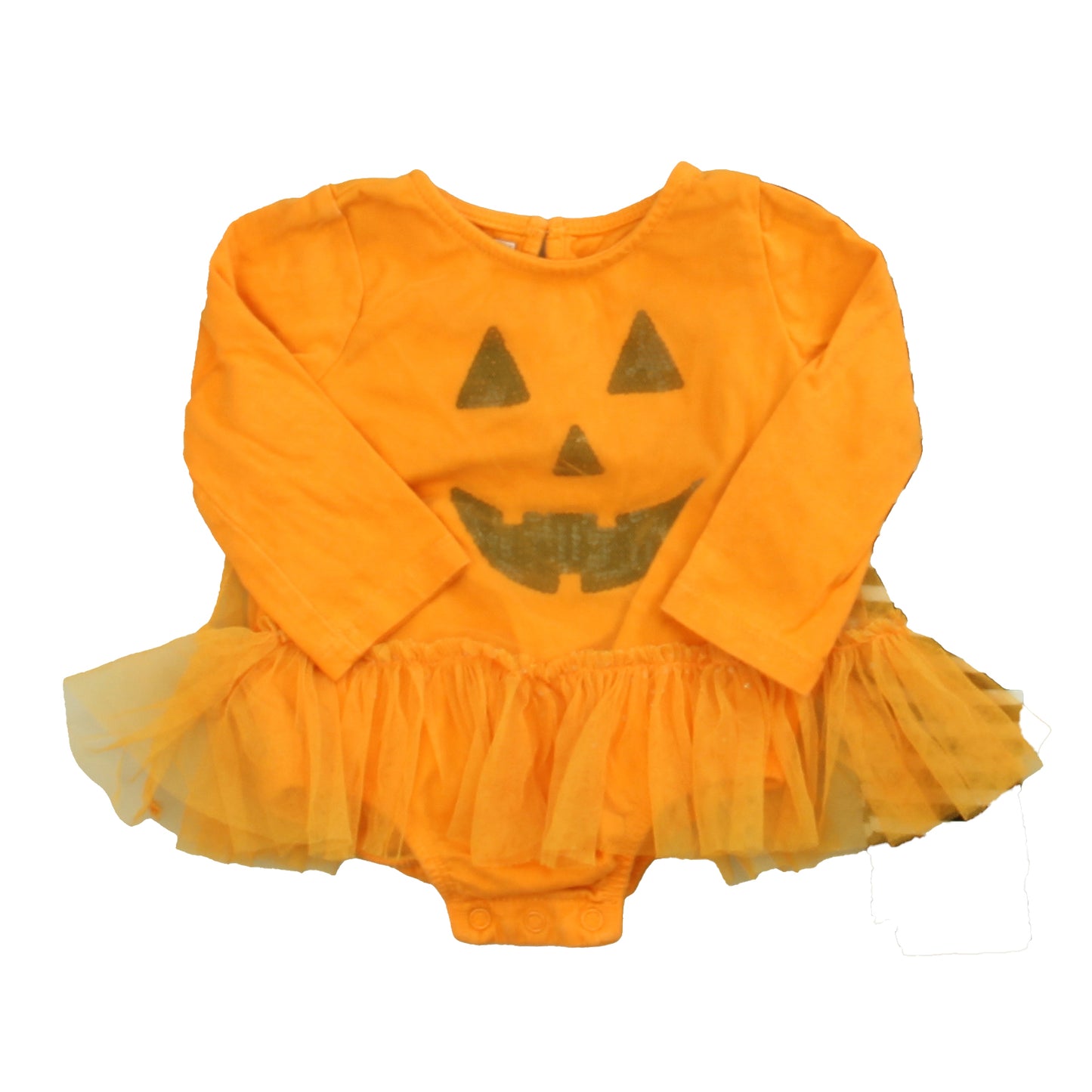 Mudpie Girls Orange Onesie Size: 6-9 Months Orange