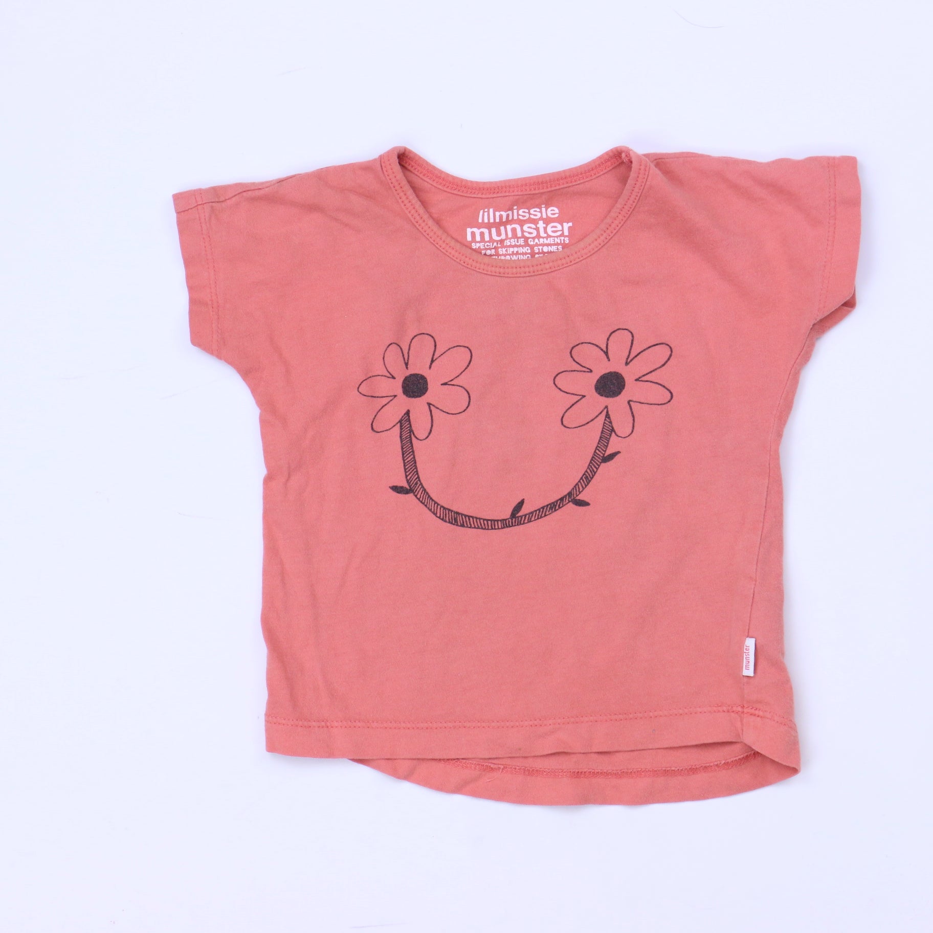 Munster Girls Coral T-Shirt Size: 6-12 Months Coral
