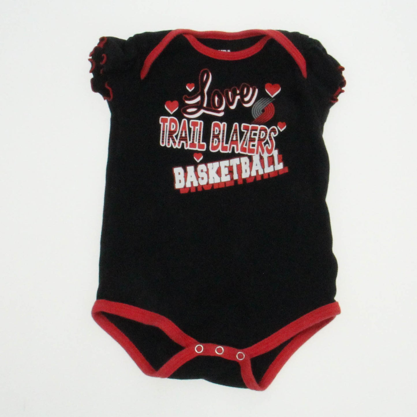 NBA Girls Black | Red Onesie Size: 18 Months Black | Red
