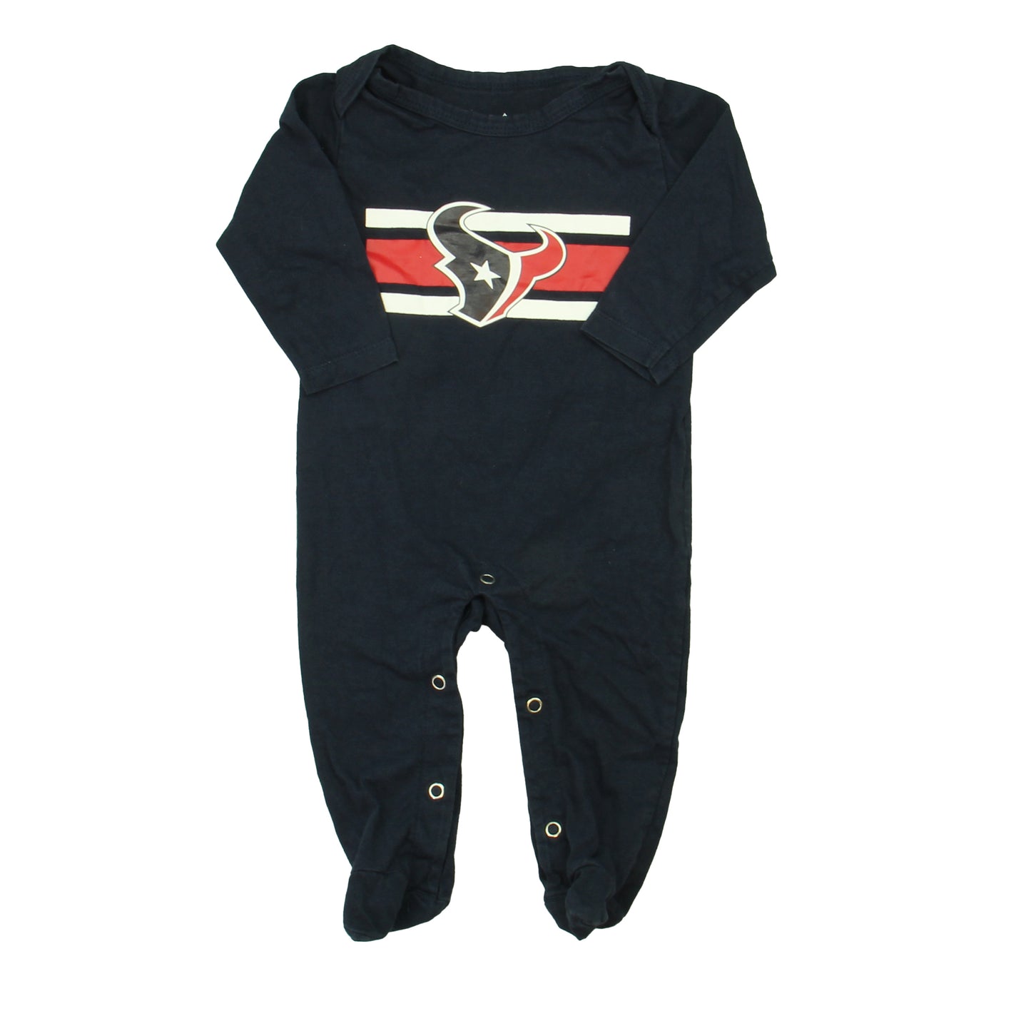 NFL Unisex Blue | Houston Texans Long Sleeve Outfit Size: 3-6 Months Blue | Houston Texans