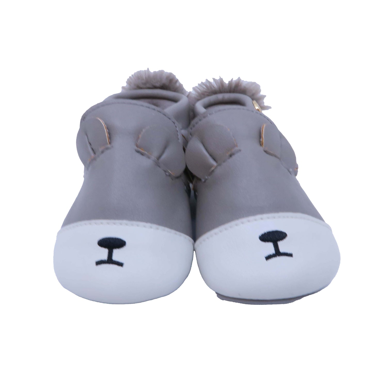 Nicole Miller Girls Grey | White Booties Size: 6-12 Months Grey | White