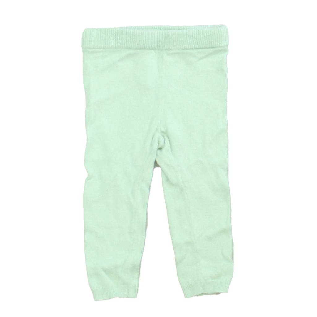 Nordstrom Girls Aqua Leggings Size: 9 Months Aqua