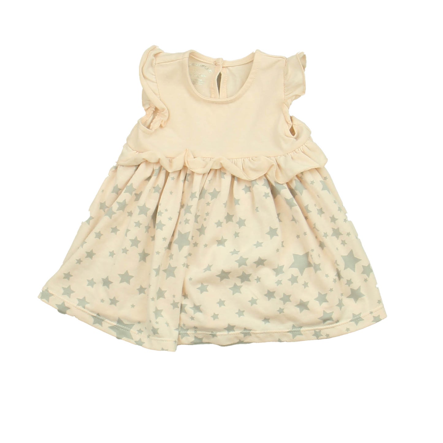 Pastourelle Girls Pink | Silver Stars Dress Size: 0-3 Months Pink | Silver Stars