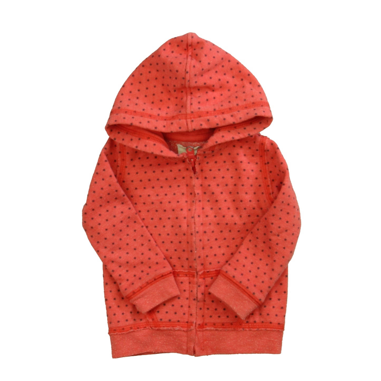 Peek Unisex Red Stars Hoodie Size: 6-12 Months Red Stars
