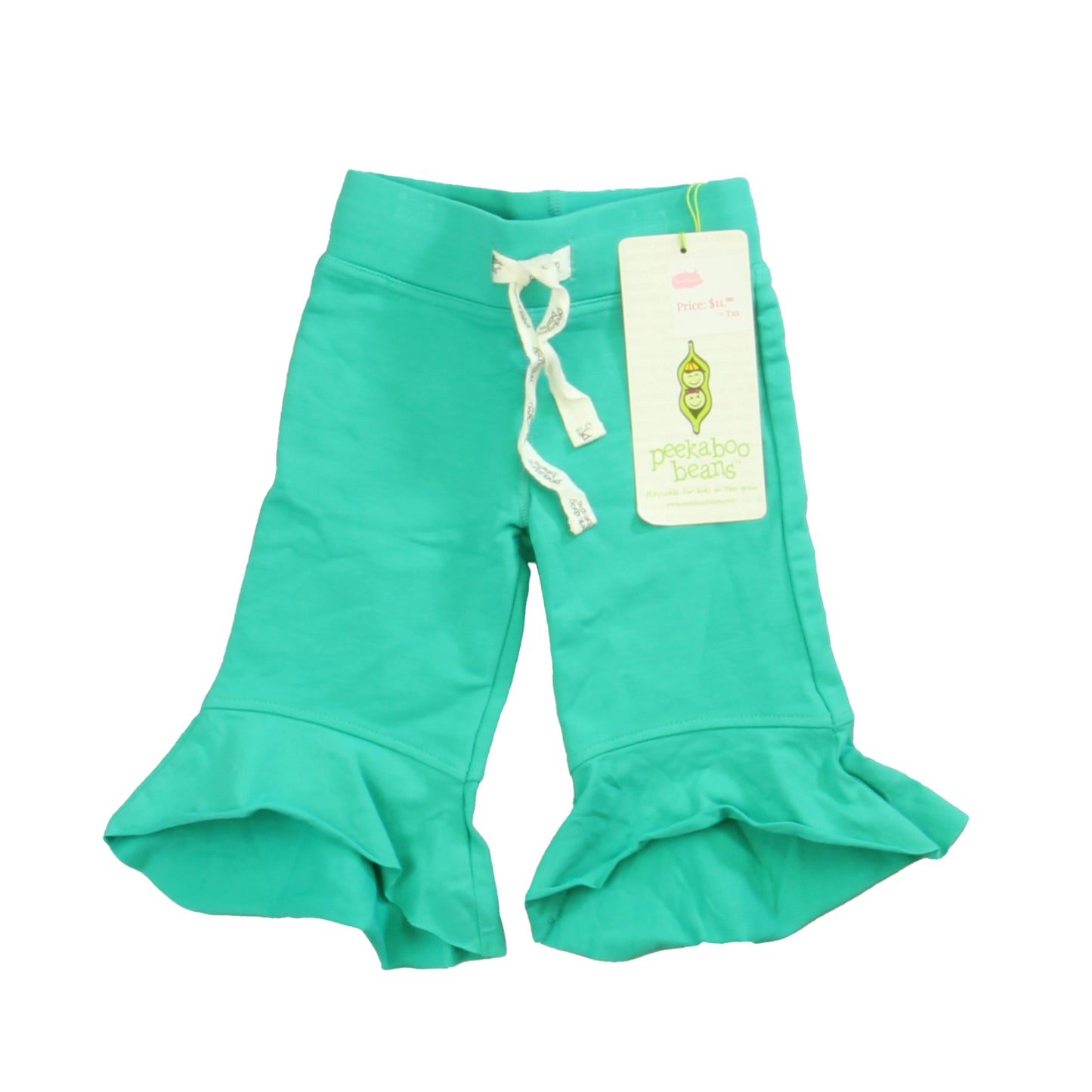 Peekaboo Beans Girls Turquoise Pants Size: 12 Years Turquoise