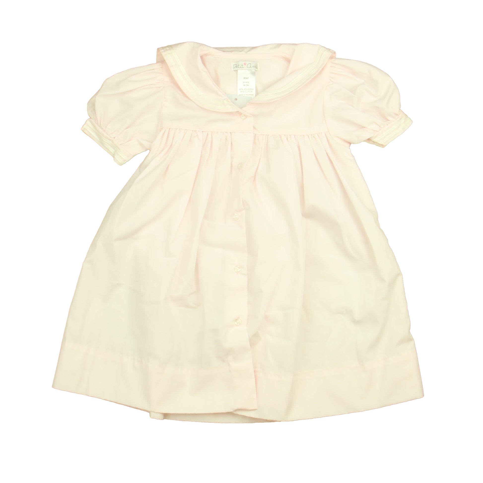 Petit Ami Girls Pink Dress Size: 24 Months Pink
