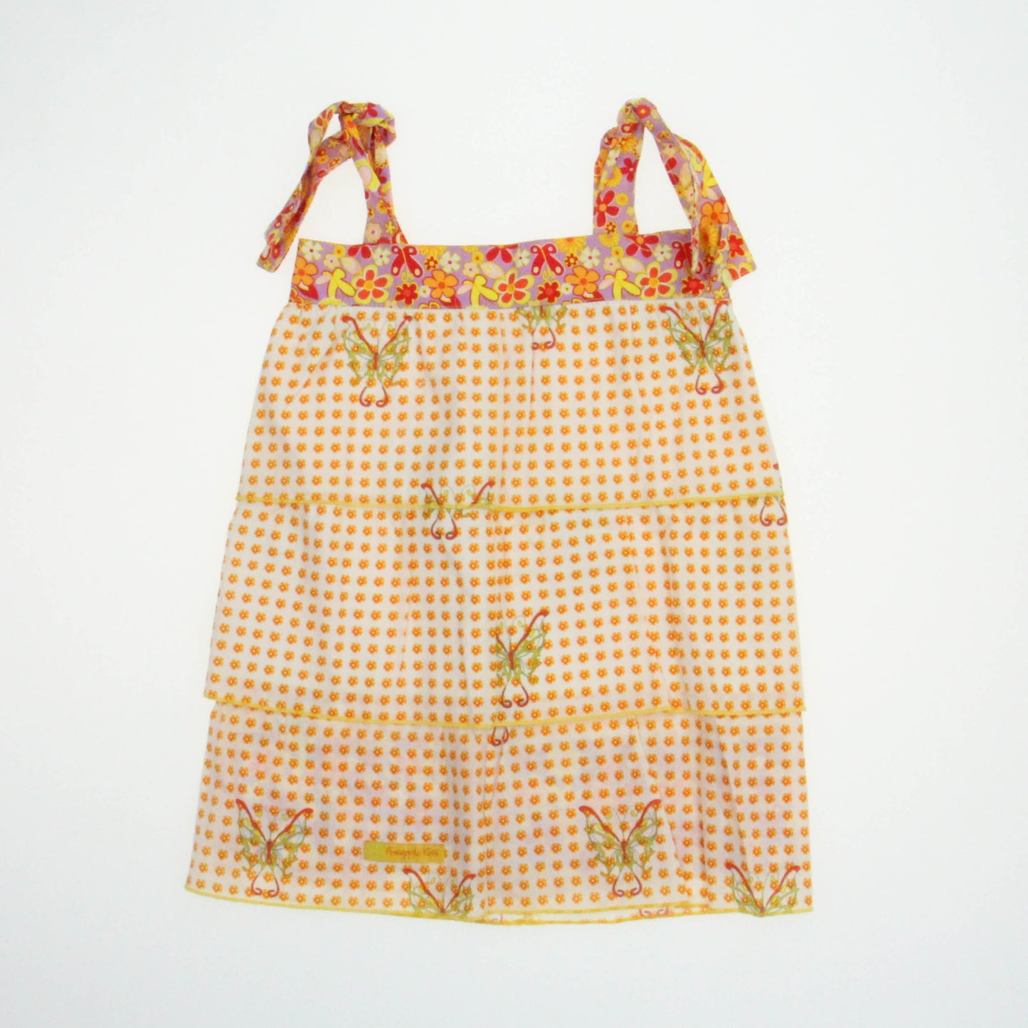 Pineapple Kiss Girls Yellow | Multi Dress Size: 24 Months Yellow | Multi