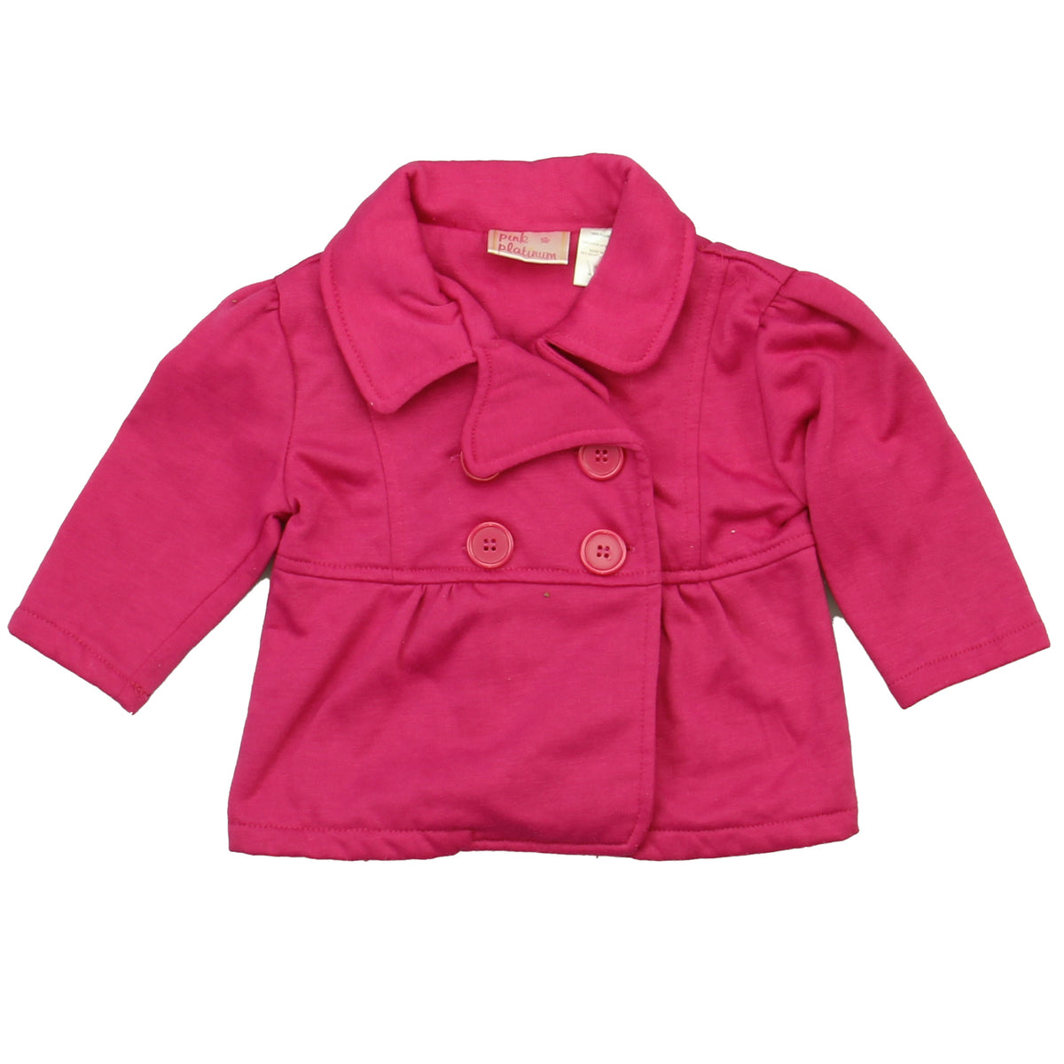 Pink Platinum Girls Fuschia Jacket Size: 12 Months Fuschia
