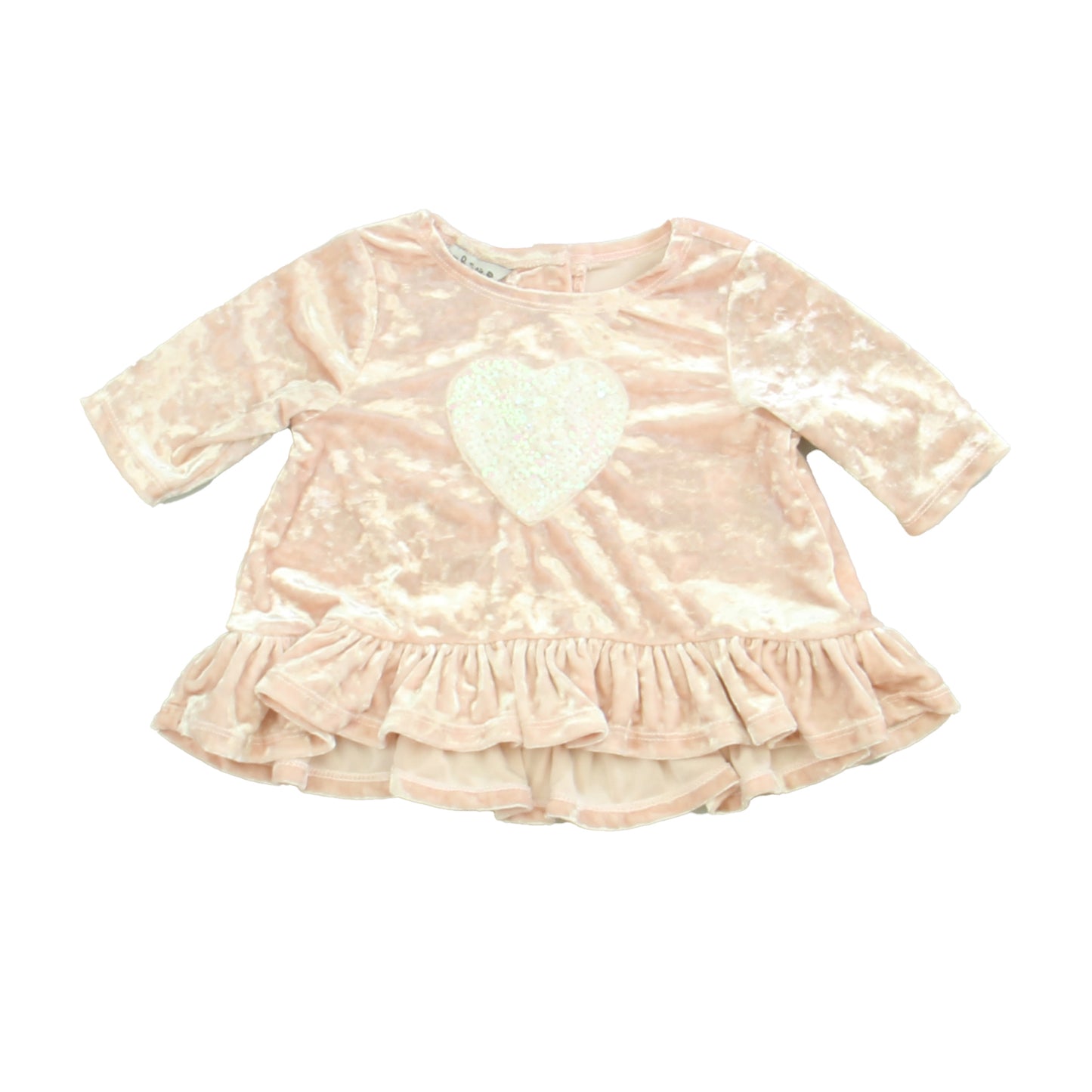 Pippa & Julie Girls Pink | Heart Shirt Size: 9 Months Pink | Heart
