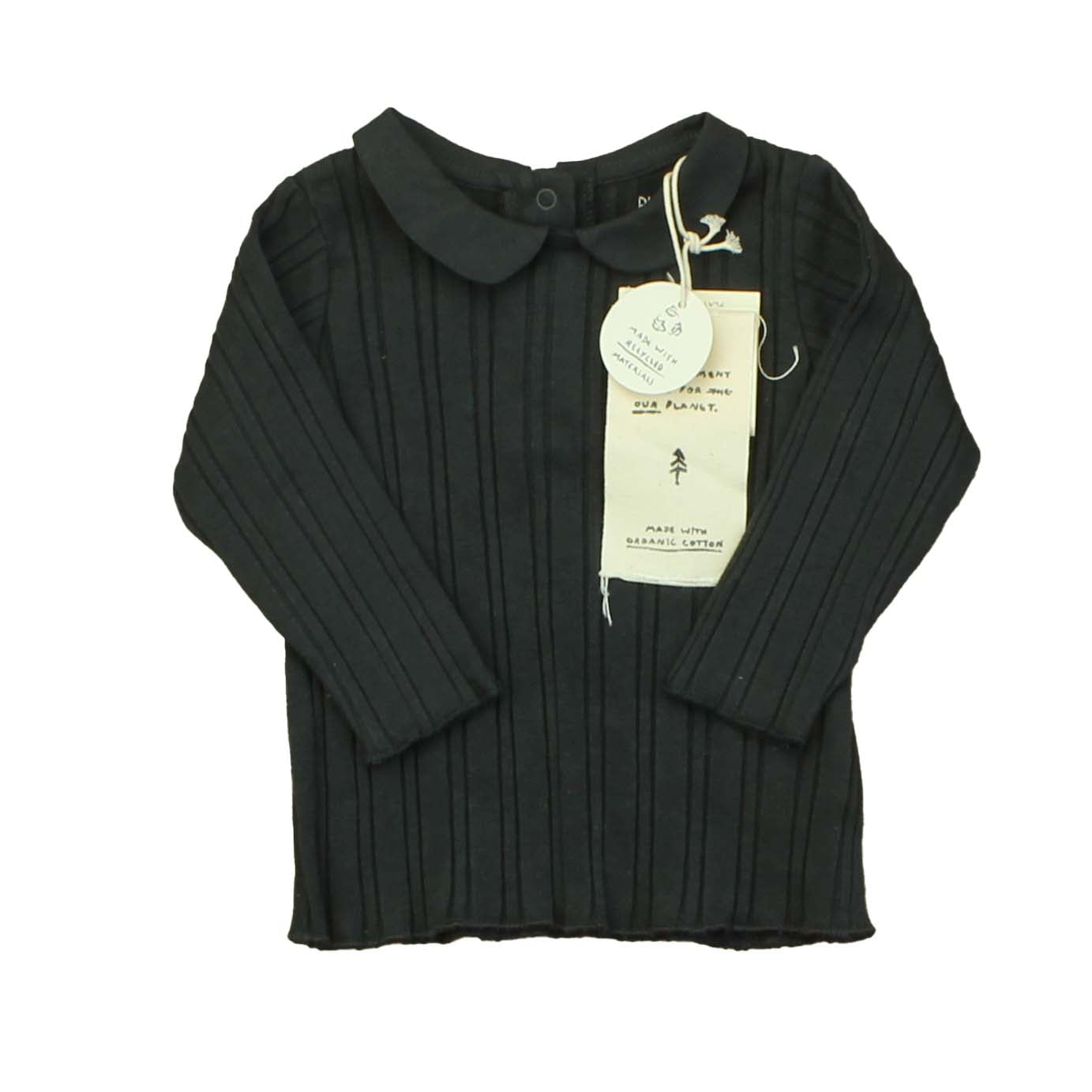 Play Up Girls Grey Long Sleeve Shirt Size: 6 Months Grey