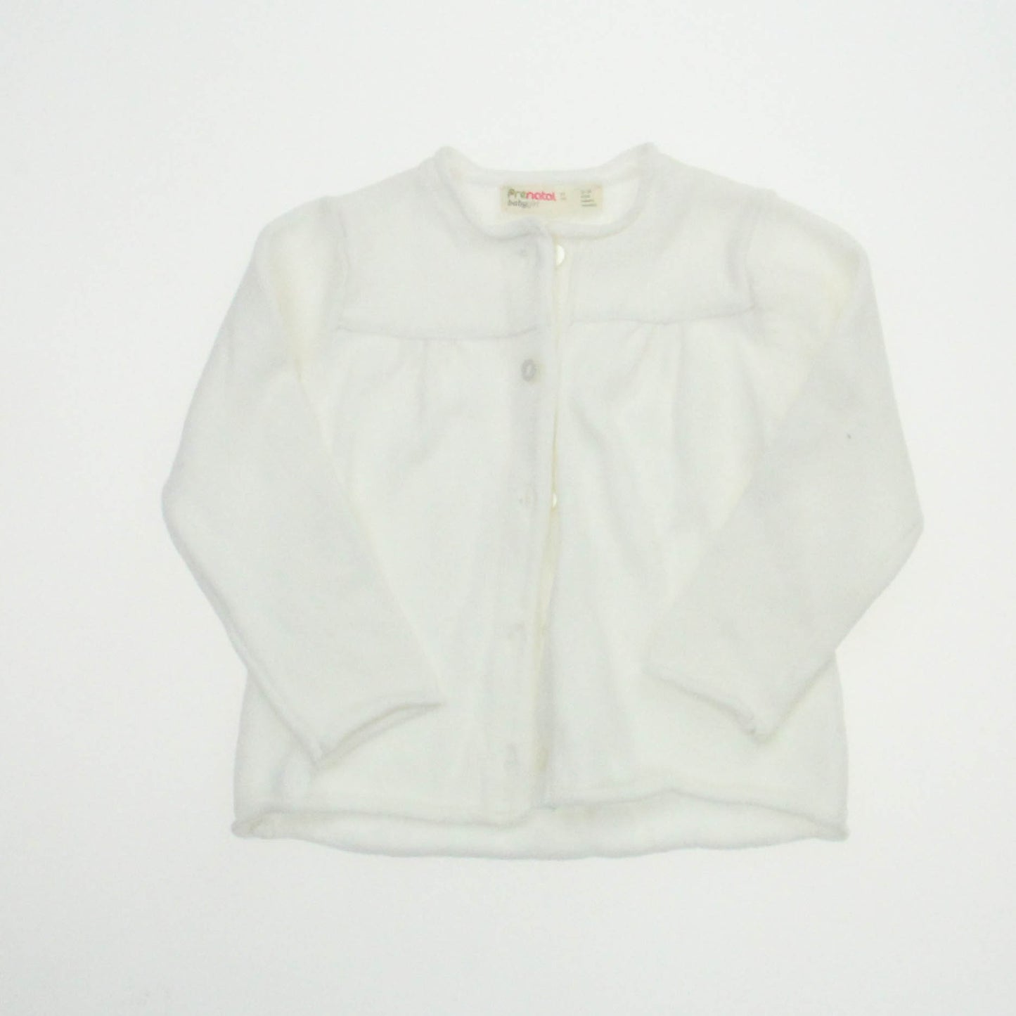 Prenatal Girls White Cardigan Size: 12-18 Months White