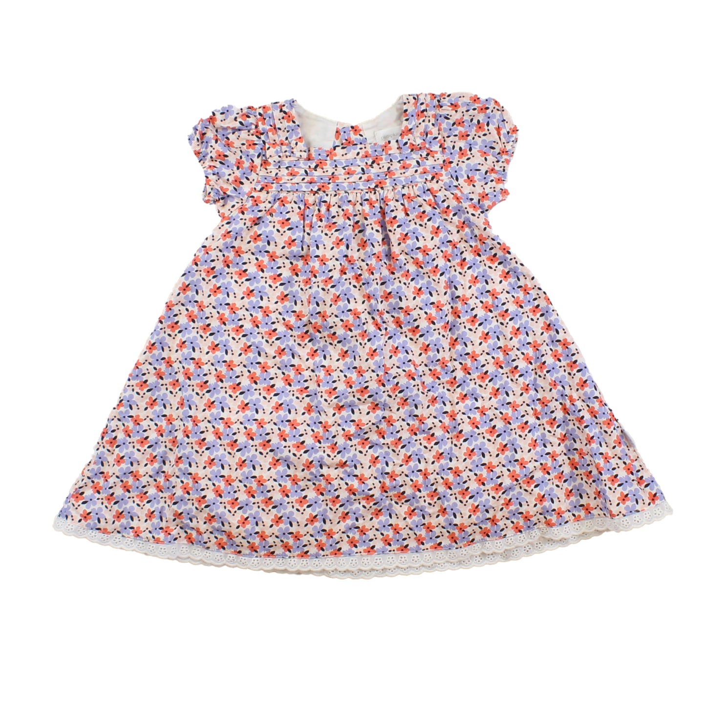 Pumpkin Patch Girls Purple | pink | Orange | Flowers Dress Size: 12-18 Months