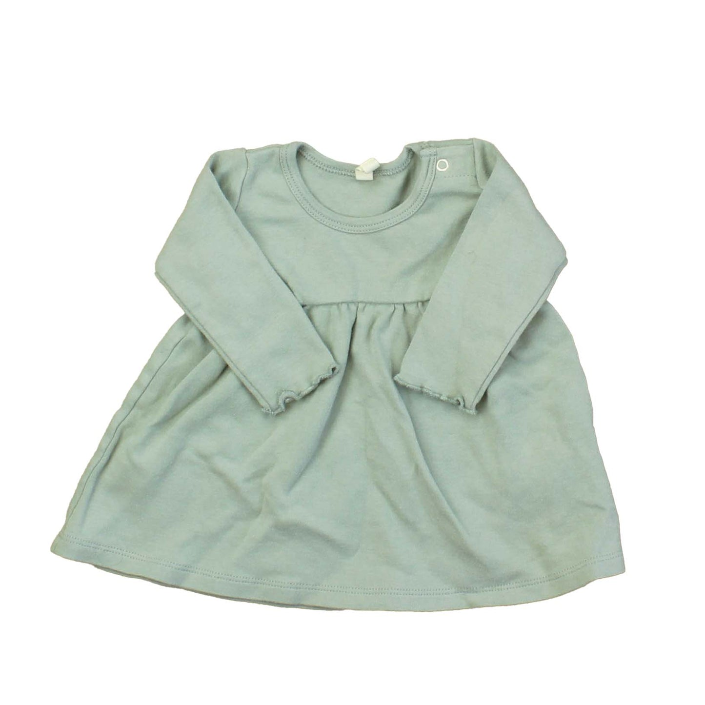 Quincy Mae Girls Green Dress Size: 3-6 Months Green