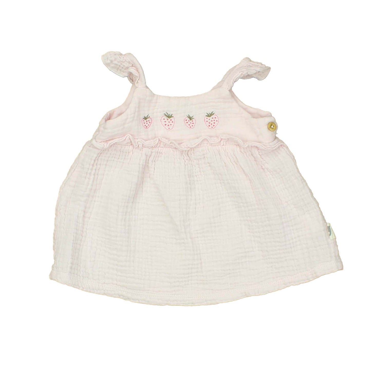 Rabbit + Bear Girls Pink Dress Size: 6-9 Months Pink