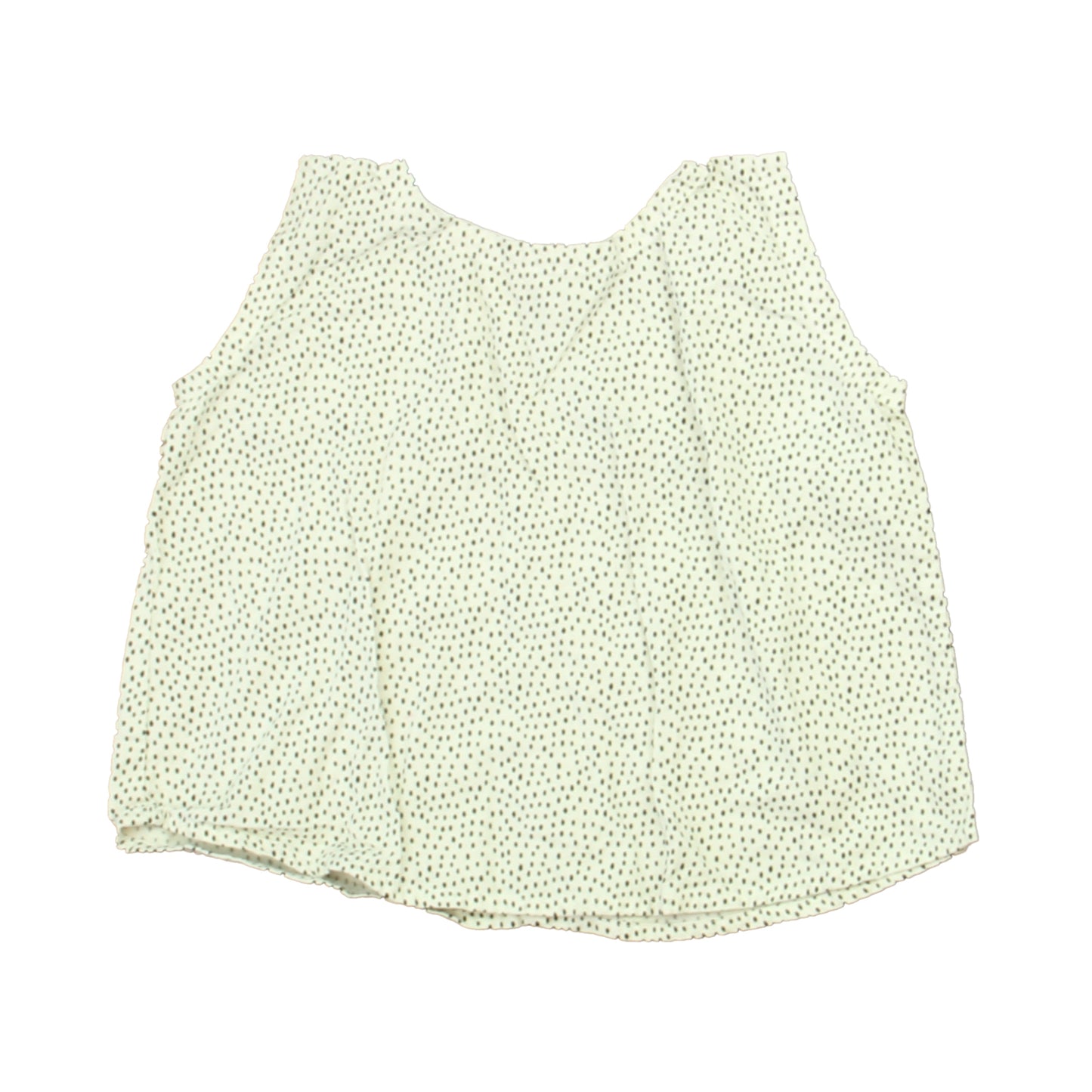 Rain People Girls White | Black Blouse Size: 12-24 Months White | Black