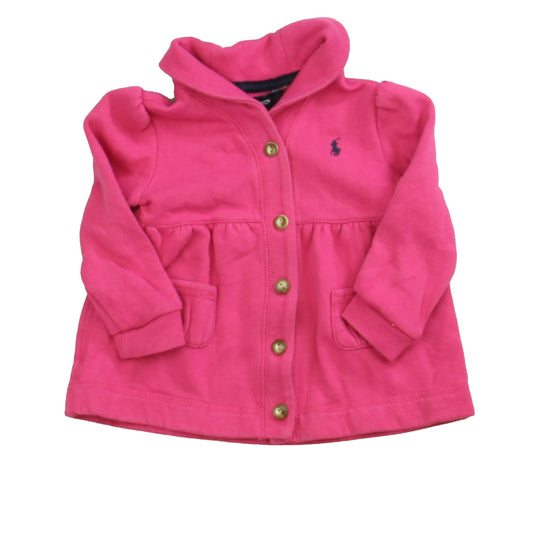 Ralph Lauren Girls Pink Jacket Size: 18 Months Pink
