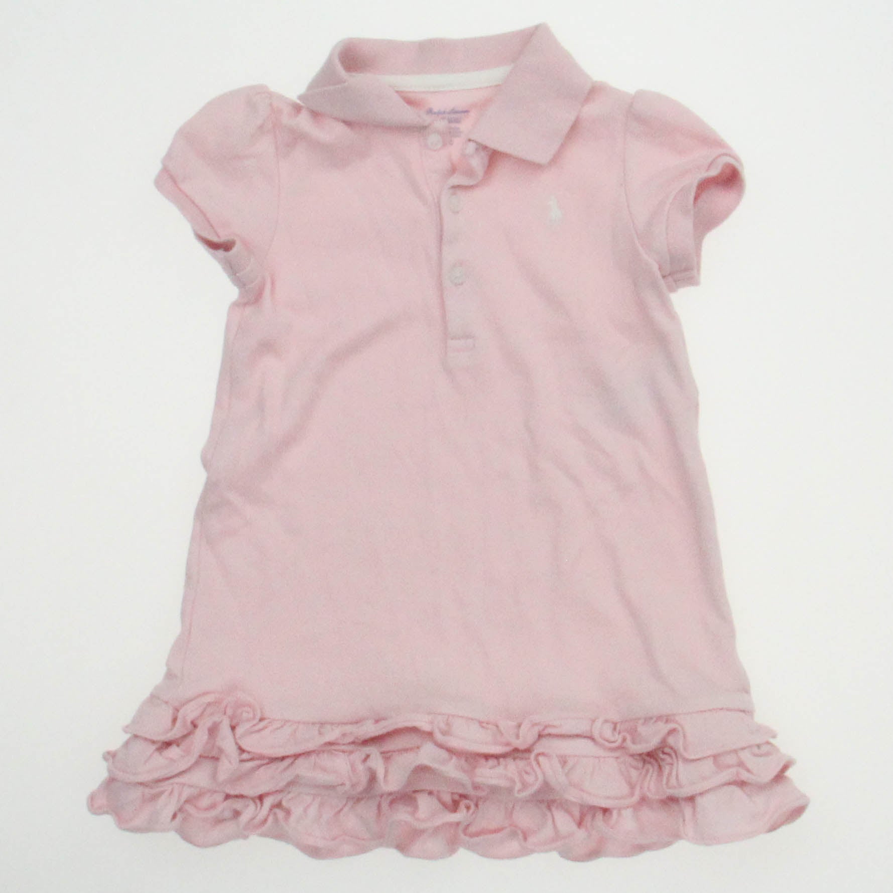 Ralph Lauren Girls Pink Dress Size: 18 Months Pink