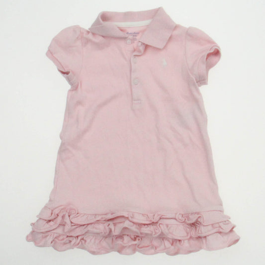 Ralph Lauren Girls Pink Dress Size: 18 Months Pink