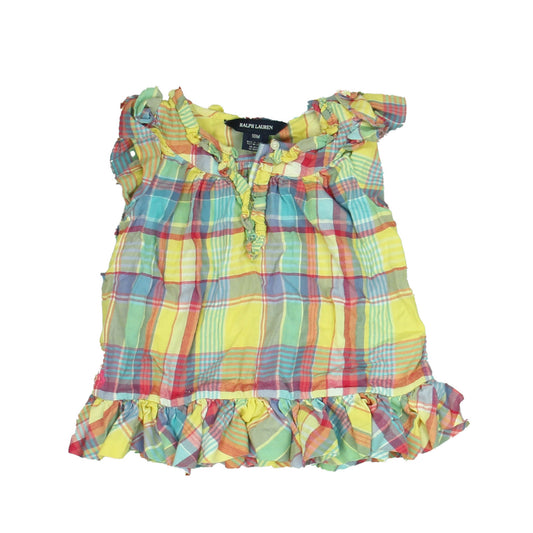 Ralph Lauren Girls Plaid Dress Size: 18 Months Plaid