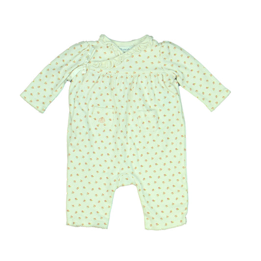 Ralph Lauren Girls Ivory | Pink Long Sleeve Outfit Size: 3 Months Ivory | Pink