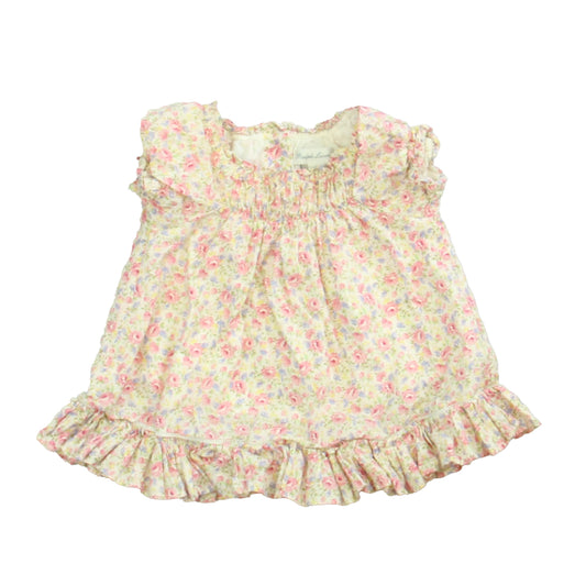 Ralph Lauren Girls Pink Floral Dress Size: 3 Months Pink Floral