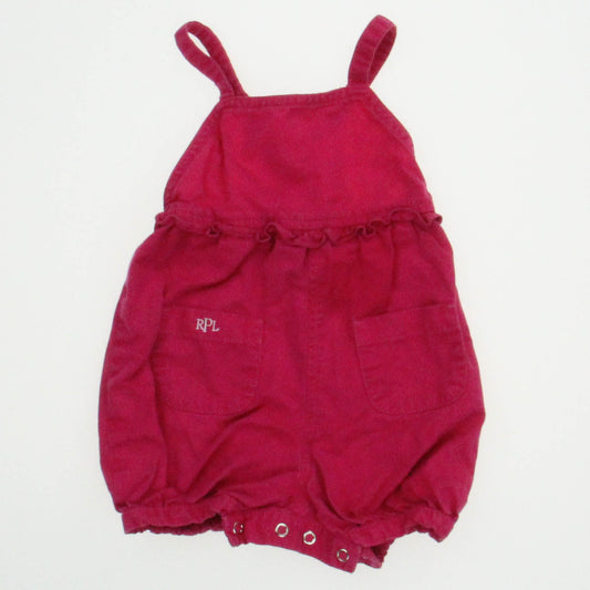 Ralph Lauren Girls Fuschia Romper Size: 6-12 Months Fuschia