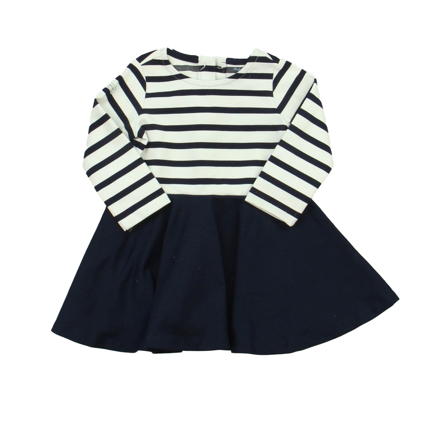 Ralph Lauren Girls Navy | White Dress Size: 6 Months Navy | White