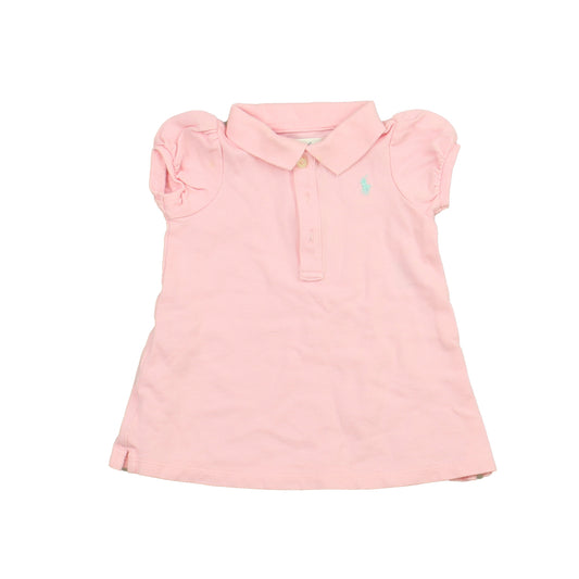 Ralph Lauren Girls Pink Dress Size: 6 Months Pink