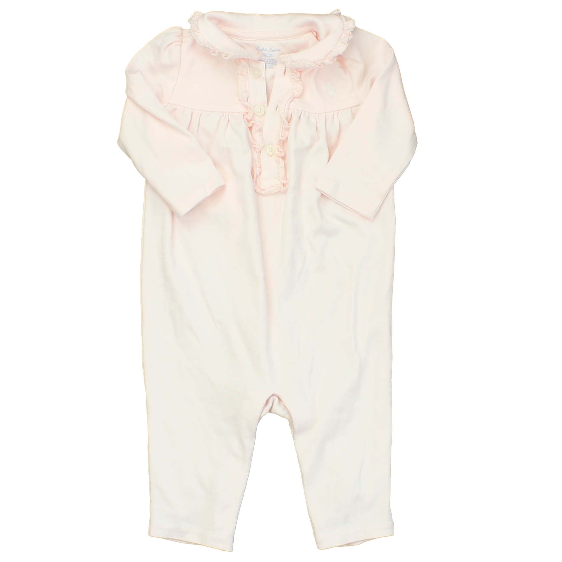 Ralph Lauren Girls Pink Onesie Size: 6 Months Pink