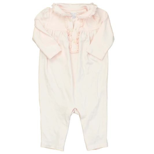 Ralph Lauren Girls Pink Onesie Size: 6 Months Pink