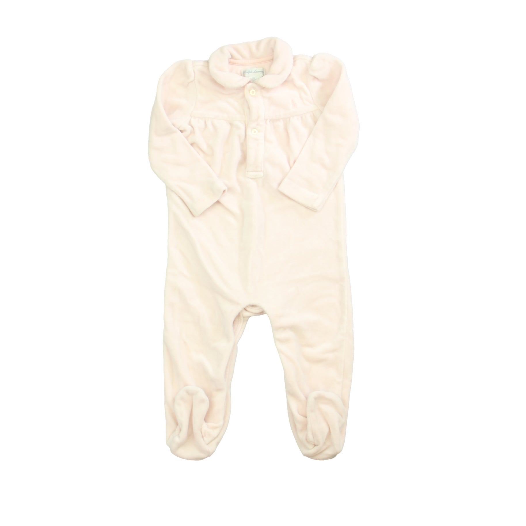 Ralph Lauren Girls Pink Long Sleeve Outfit Size: 9 Months Pink