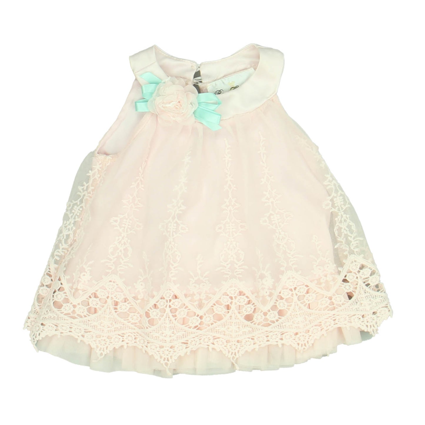 Rare Editions Girls Pink Dress Size: 6-9 Months Pink