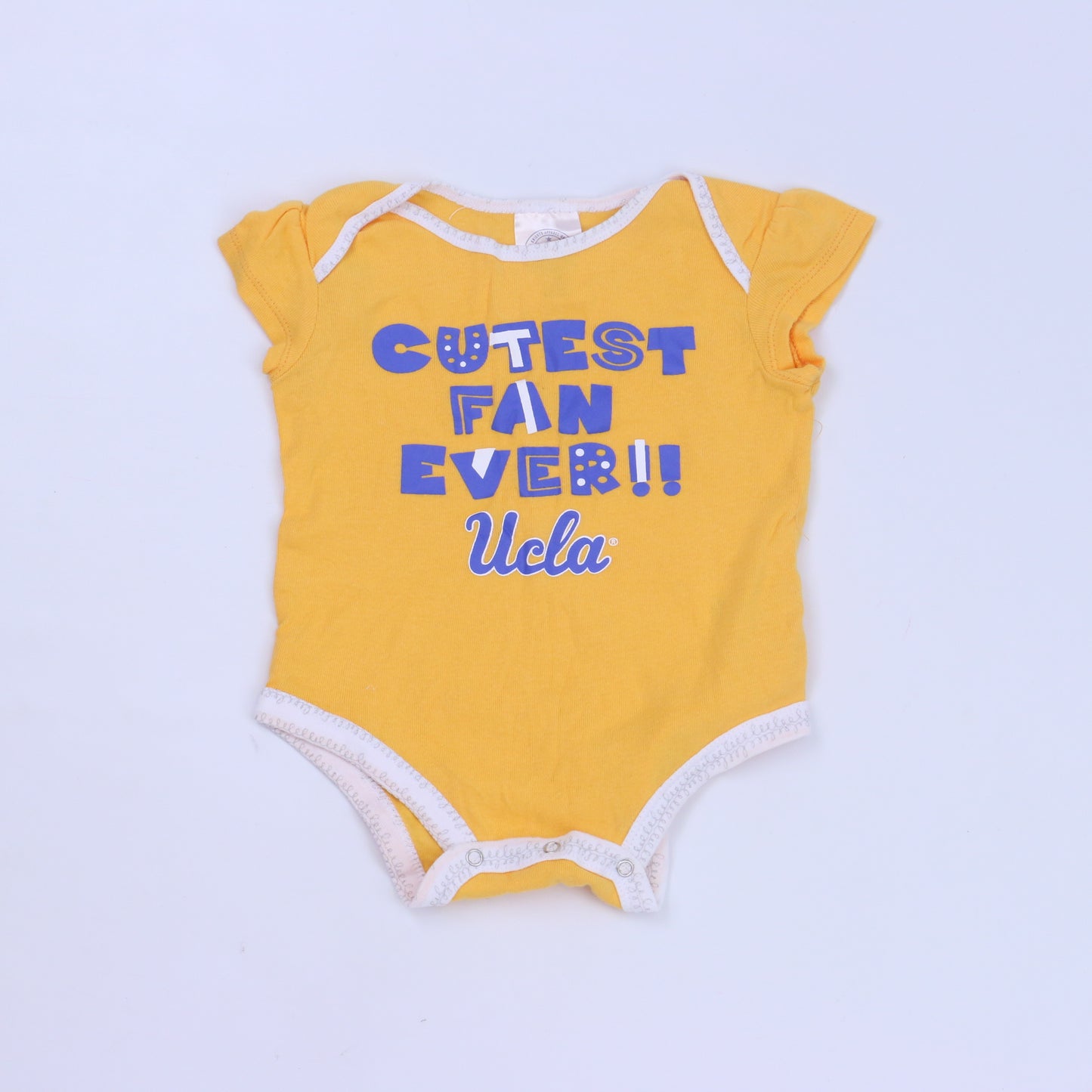 Rivalry Threads "UCLA" Unisex Yellow Onesie Size: 6-9 Months Yellow