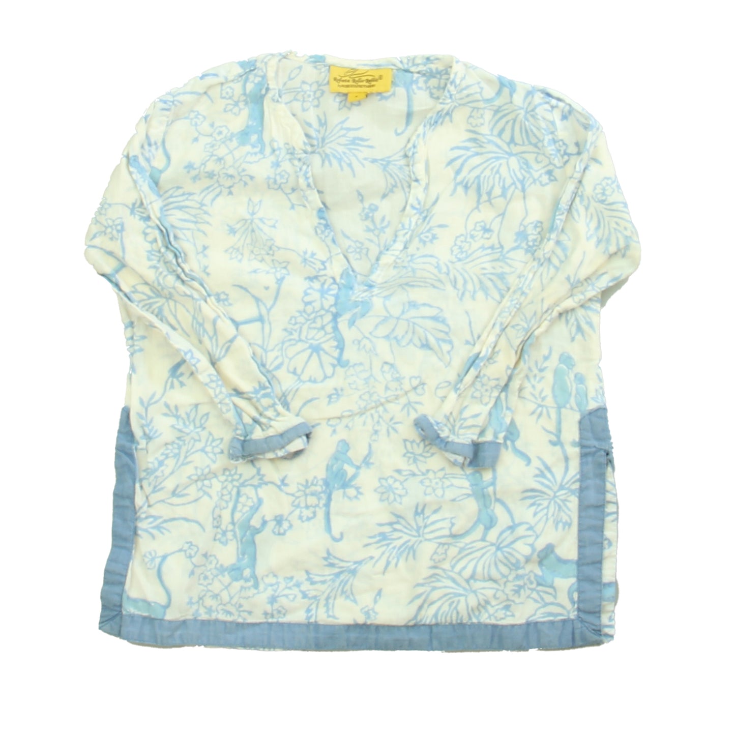 Roberta Roller Rabbit Girls Blue | White Cover-up Size: 12 Months Blue | White