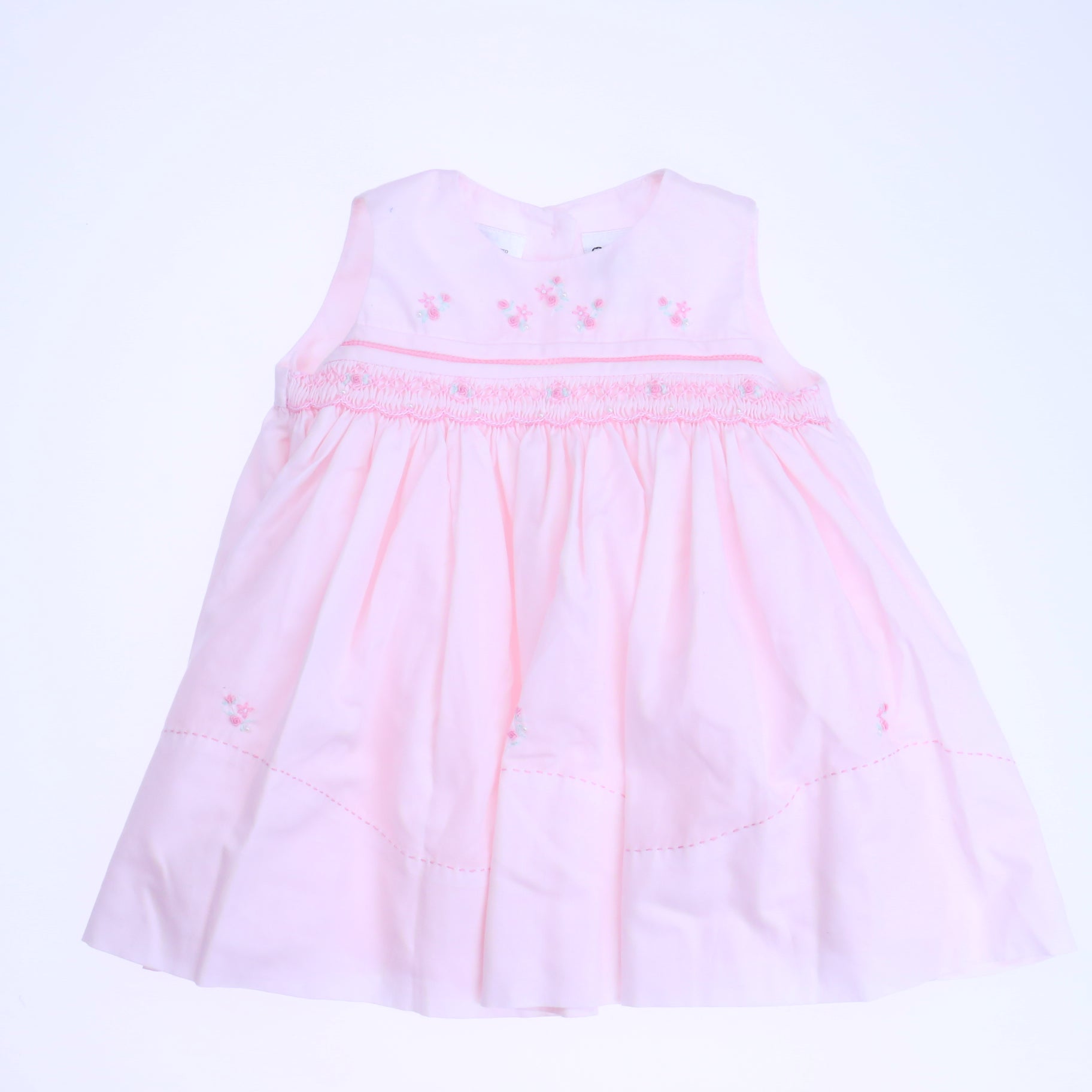Sarah Louise Girls Light Pink Dress Size: 6 Months Light Pink
