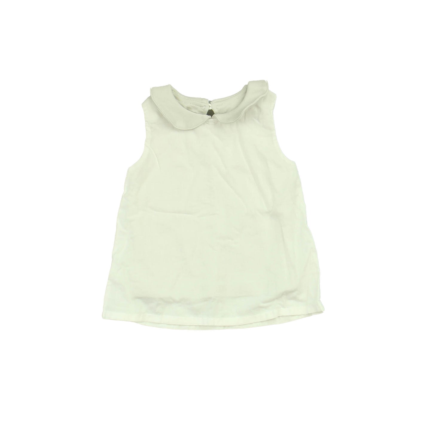 Sasha + Lucca Girls White | Grey Blouse Size: 3-6 Months White | Grey