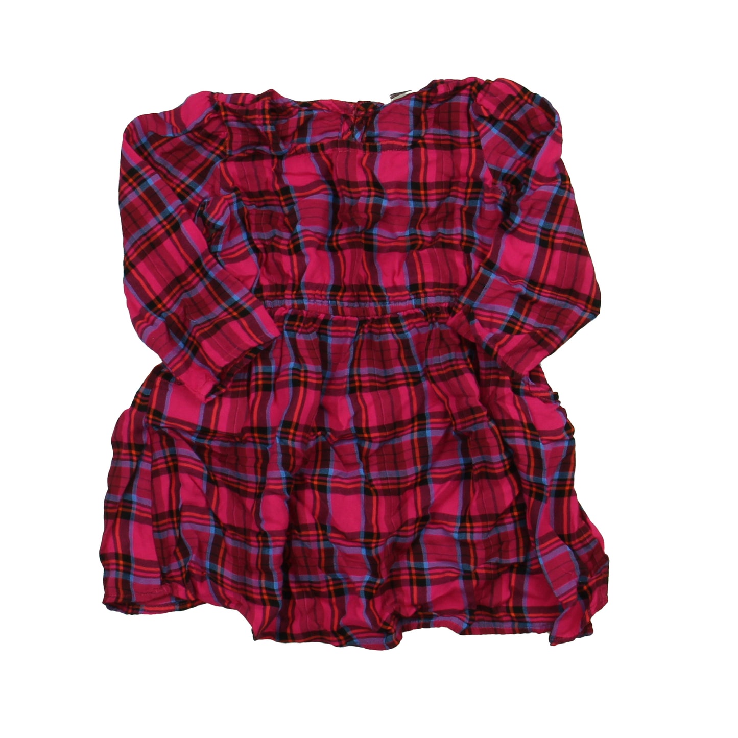 Splendid Girls Pink Plaid Dress Size: 18-24 Months Pink Plaid