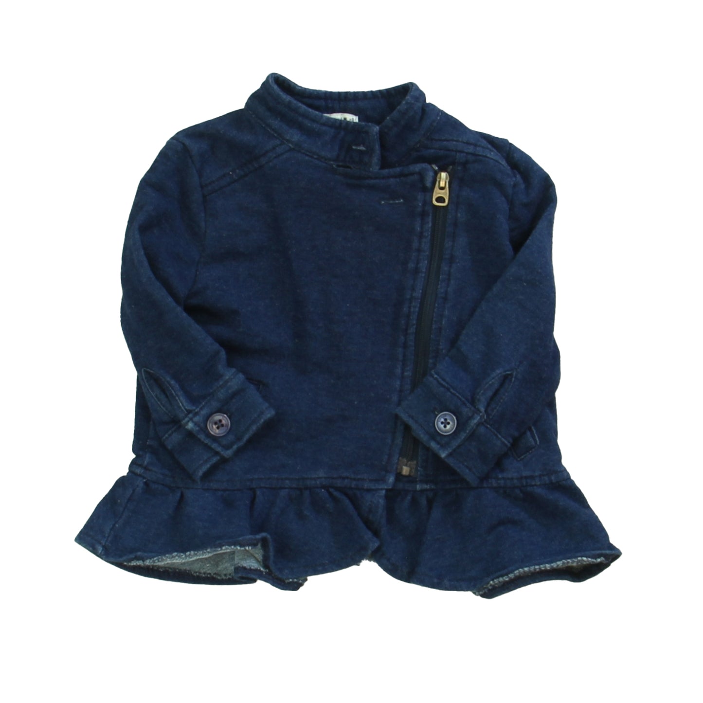Splendid Girls Blue Jacket Size: 3-6 Months Blue
