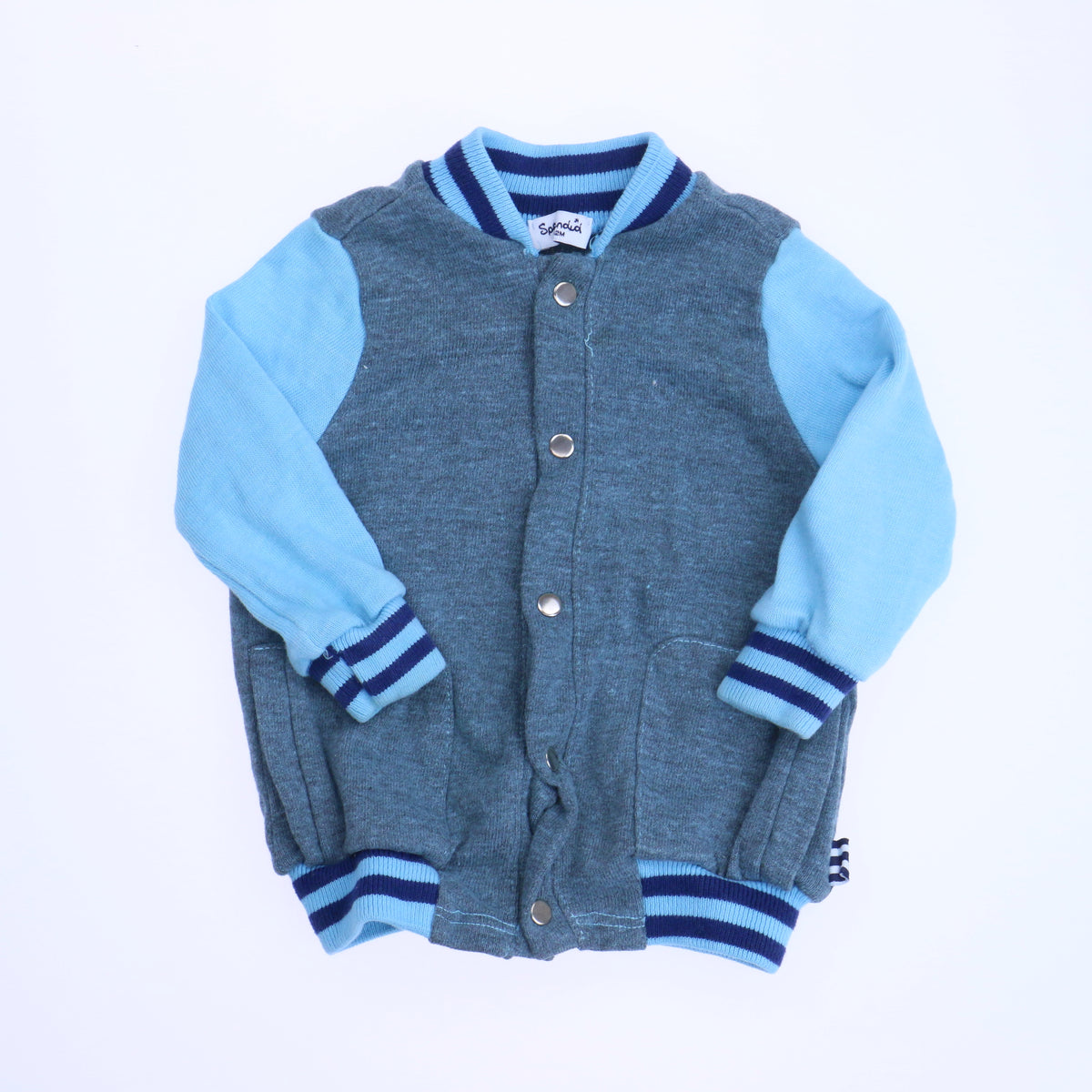 Splendid Boys Blue Jacket Size: 6-12 Months Blue