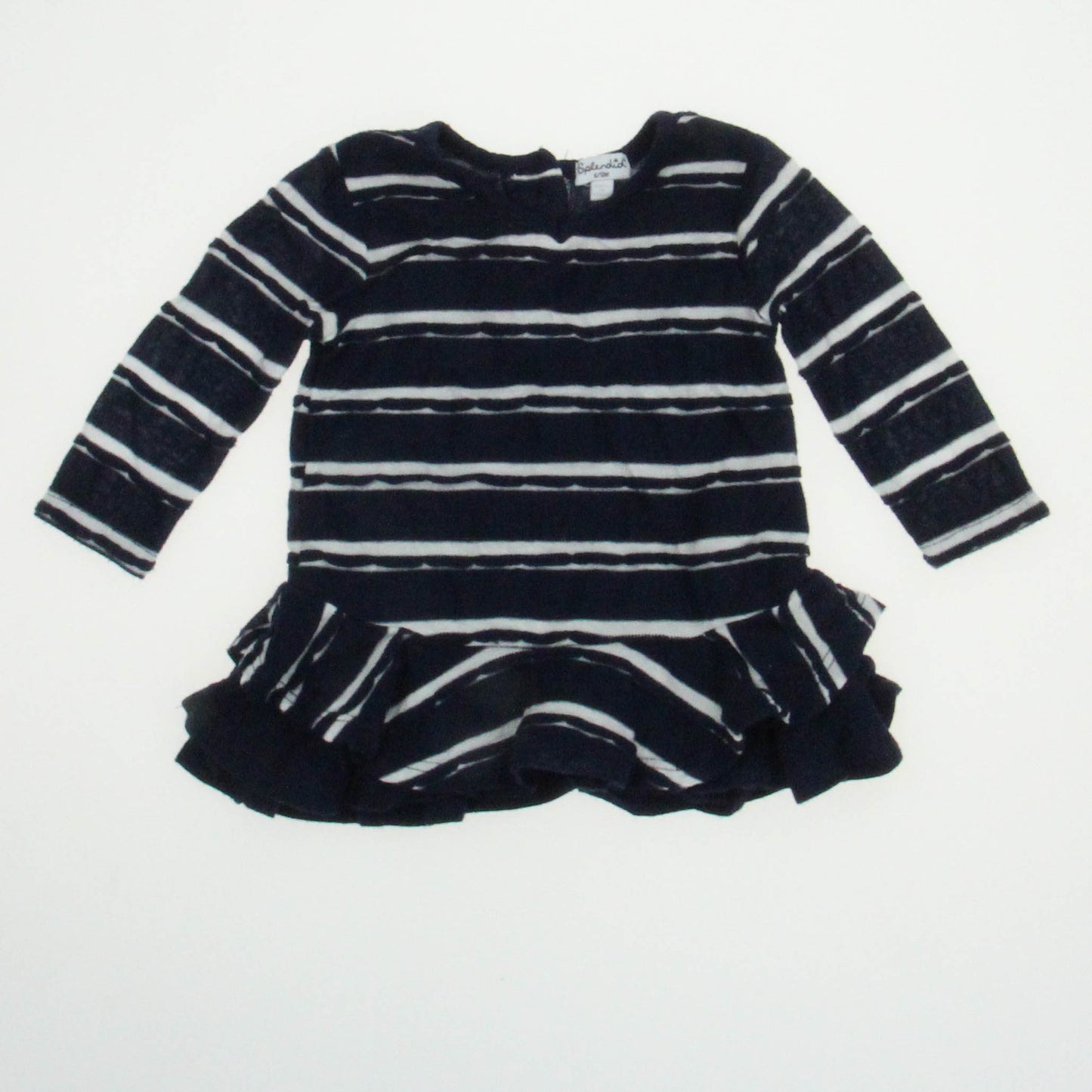 Splendid Girls Navy | White Striped Dress Size: 6-12 Months Navy | White Striped