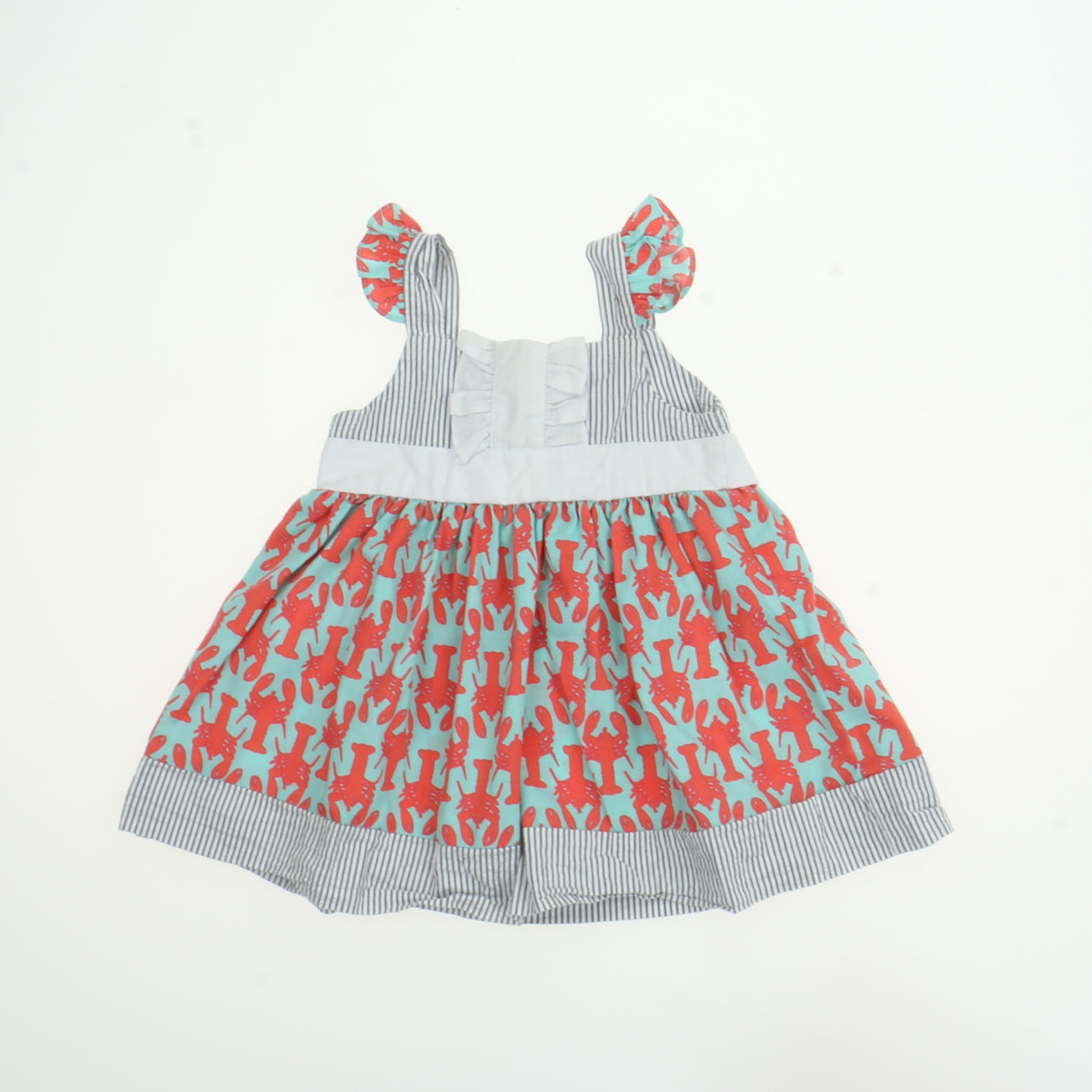 Stellybelly Girls Lobster Dress Size: 12 Months Lobster