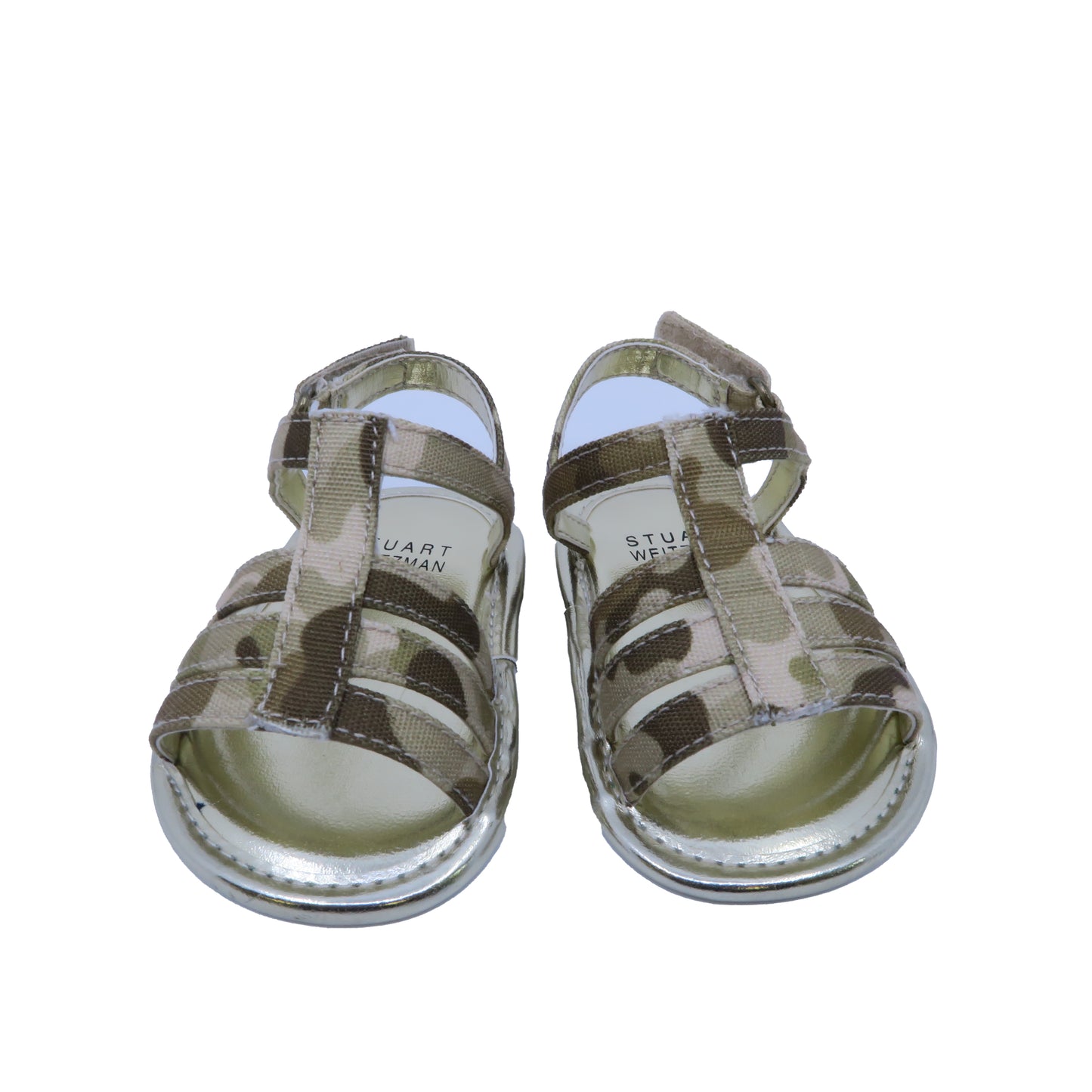 Stuart Weitzman Girls Camo Sandals Size: 2 Infant Camo