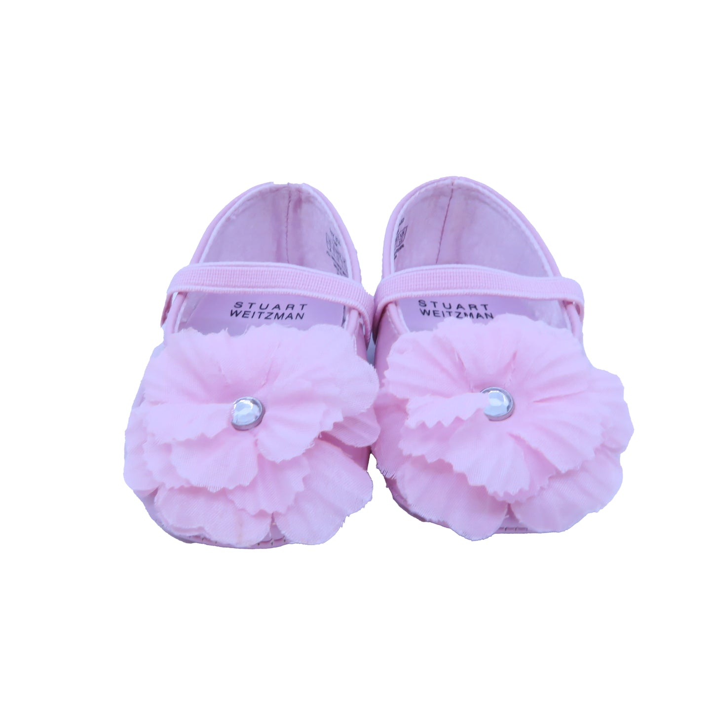 Stuart Weitzman Girls Pink Booties Size: 2 Infant Pink
