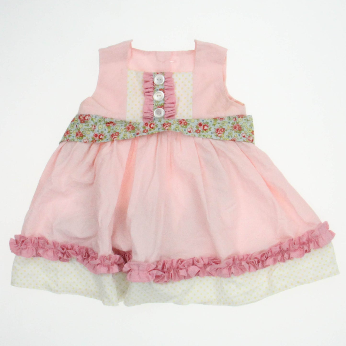 Tara Kathleen Creations Girls Pink Dress Size: 18 Months Pink