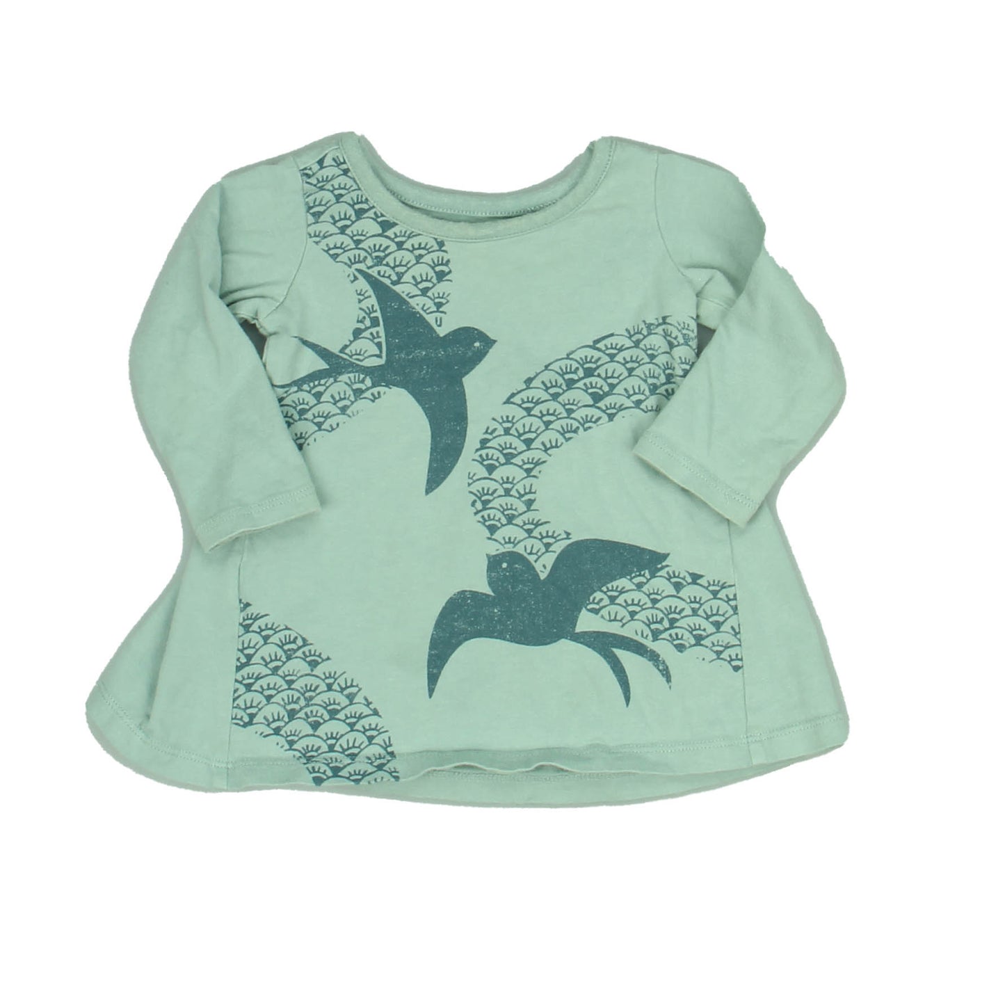 Tea Girls Aqua Dress Size: 3-6 Months Aqua