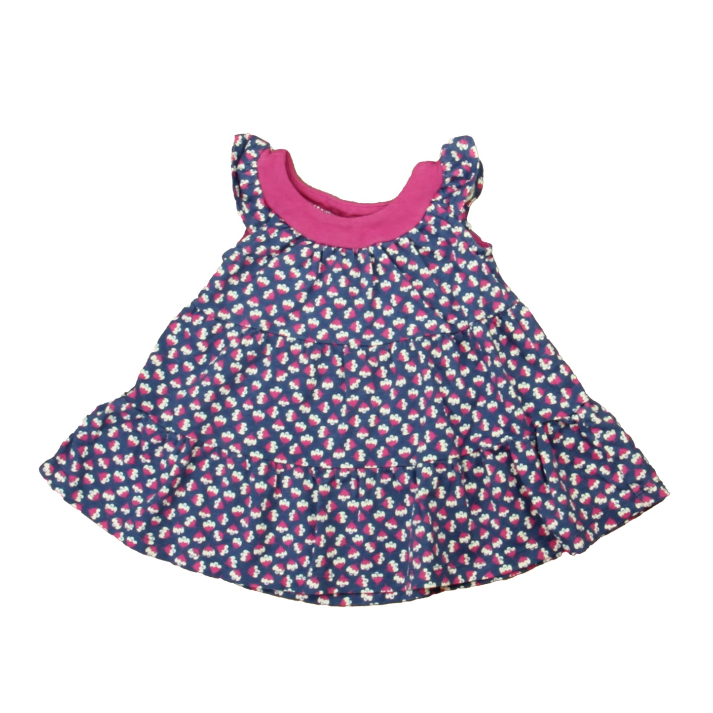 Tea Girls Blue | Pink Dress Size: 3-6 Months Blue | Pink