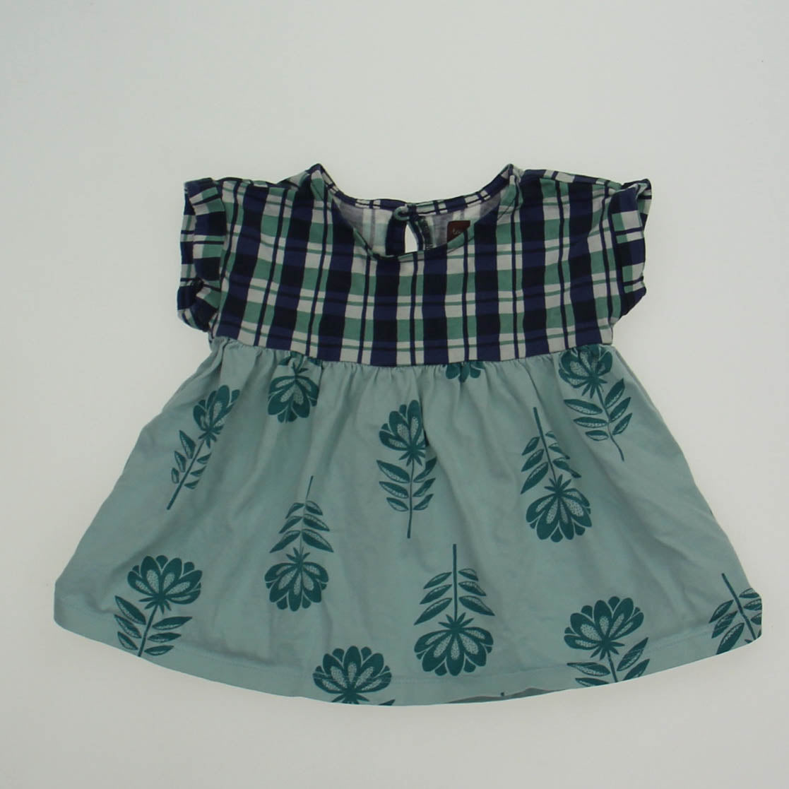 Tea Girls Blue Dress Size: 3-6 Months Blue