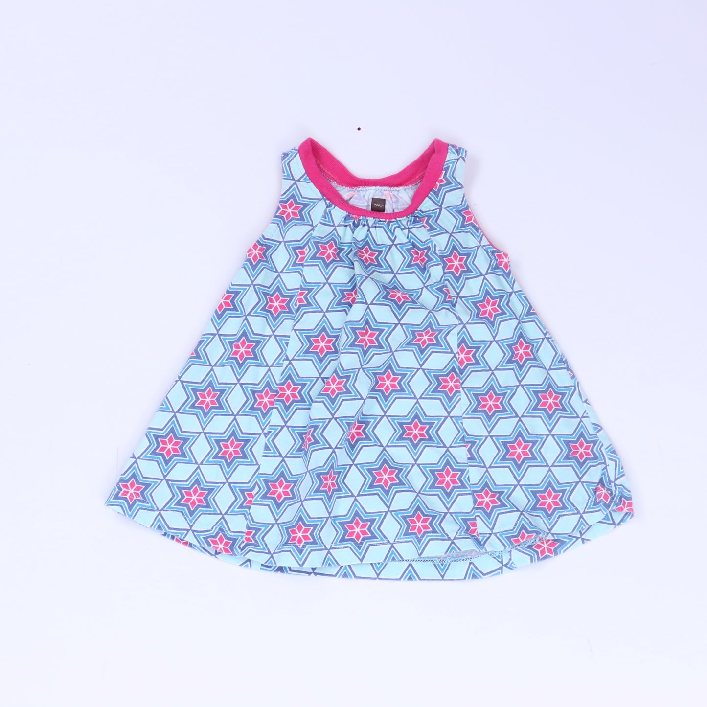 Tea Girls Pink | Blue Dress Size: 3-6 Months Pink | Blue