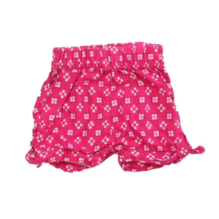 Tea Girls Pink | White Shorts Size: 3-6 Months Pink | White