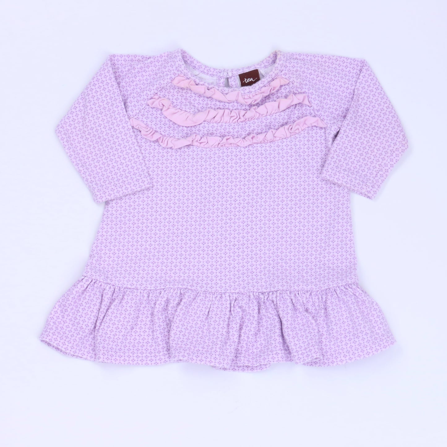 Tea Girls Purple Dress Size: 3-6 Months Purple
